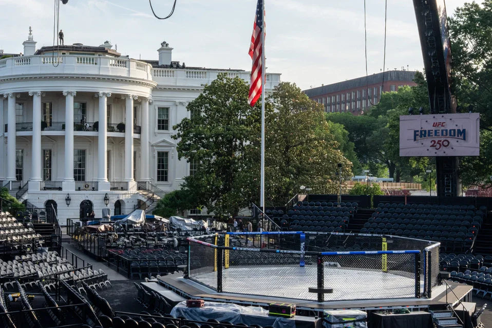 The South Lawn Is a Cage Now: UFC Freedom 250 and the Spirit That Built America